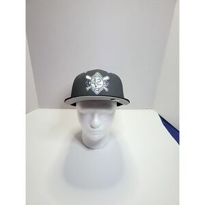 Brooklyn Dodgers Hat Jackie Robinson 42 New Era 7 3/8 Black Ice 59Fifty Cap